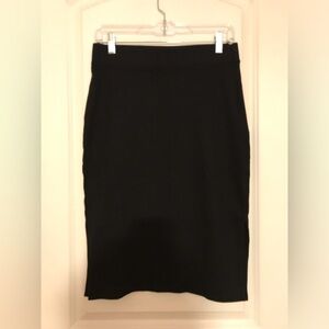 Gap Black Stretch Ponte Pencil Skirt Soft Size XS